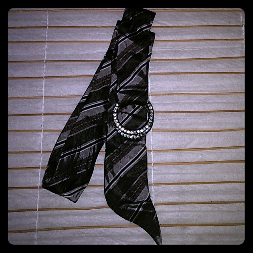 Express Silk tie belt